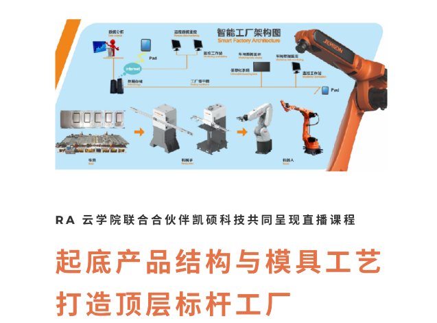 直播回顧|起底產(chǎn)品結構與模具工藝，打造頂層標桿智能工廠