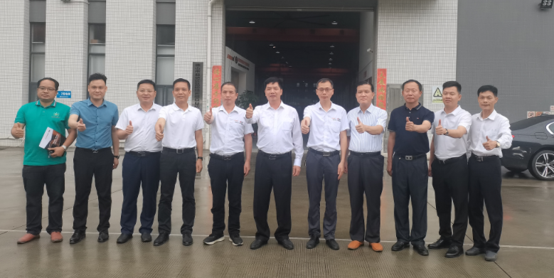 云浮市委常委、統(tǒng)戰(zhàn)部部長梁仁球一行蒞臨凱碩考察交流